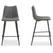 Alibi 37 inch Grey Counter Stool